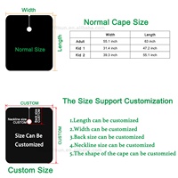 Cape de coiffure professionnelle imperméable avec fermeture à bouton-pression réglable et col en silicone – Tablier de coupe de cheveux design pour barbier