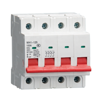 Disjoncteur miniature (MCB) de qualité supérieure DC PA66 6kA Capacité de coupure Déclenchement automatique Protection contre les surcharges et les courts-circuits