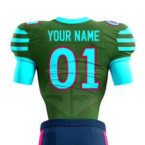 Nueva llegada 2025 conjuntos de uniformes de fútbol americano personalizados de alta calidad 100% poliéster transpirable para ropa de adultos - Product Image 6
