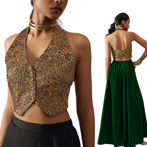 Elegante Kurta/Traje de Poliéster Premium de Corte Entallado para Mujer, Estilo Indio y Pakistaní, Tendencia para Bodas y Fiestas - Product Image 1