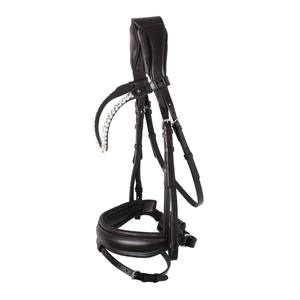 Bride de cheval en cuir véritable multicolore taille en gros nouvelle bride en cuir de haute qualité en noir - Product Image 2