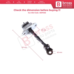 BDP1332 Butée de porte avant pour C1 108 Aygo MK2 2014-actuel 5 portes B000873180 - Product Image 5