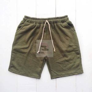 2025 Shorts de sport pour hommes 100% coton taille élastique confortable Style décontracté Anti-rides écologique Service OEM disponible - Product Image 3