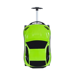 Venta al por mayor de fábrica, equipaje para niños, barato, ligero, con forma de coche, maleta con ruedas para niños, <span class=keywords><strong>maletas</strong></span> bonitas de dibujos animados para uso escolar - Product Image 1