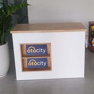 Support minimaliste en bois et acrylique à 2 tiroirs 120x60x86cm BLT68010 - Product Image 6