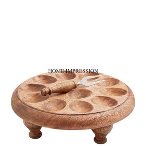 Adorable Designer Wooden Made Egg Shaped 4 Tier Egg Storage Racks Holder and <b>Shelving</b> <b>Units</b> in Competitive Price From India - Product Image 3