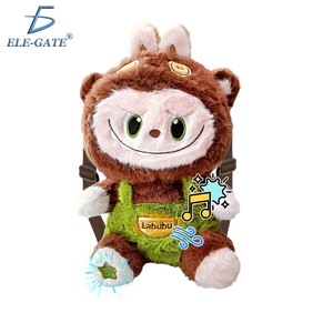 Mochila de Felpa Labubu con Música y Respiración, Mochila de Algodón para Niñas, para la Escuela y el Juego - Product Image 3