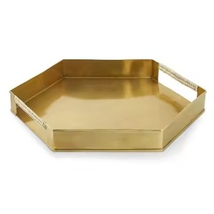 Modern Metal Serving <b>Tray</b> Suitable For Daily <b>Kitchen</b> Use Dining Setup And Food Presentation - Product Image 3