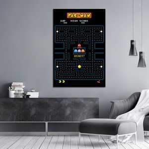 Póster Moderno Abstracto de Pac-Man con Diseño de Laberinto - Product Image 5