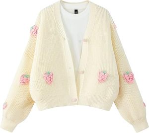 Suéter de Mujer, Jersey con Patrón Jacquard, Cuello Redondo, Tejido de Punto, Diseño Personalizado - Product Image 6