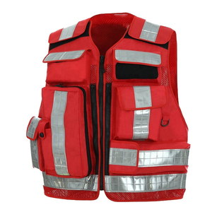 Construcción Industrial Personalizar Logo Reflectante Hi Vis Ropa de trabajo protectora Hi Vis Chaleco de seguridad en el trabajo para hombres - Product Image 2