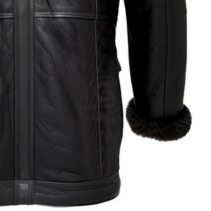 เสื้อโค้ทหนังแกะบุขนแกะผู้ชายไซส์ใหญ่ ขายส่ง ราคาถูก ขายดี เหมาะสำหรับใส่กลางแจ้ง - Product Image 6