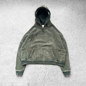 Sudadera con Capucha de Alta Calidad para Hombre, 100% Algodón, Sólida, Transpirable, Cortavientos, Talla Grande, Forro Polar - Product Image 3