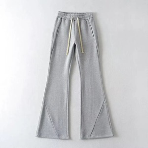 กางเกงวอร์มขาบานสำหรับผู้หญิงกางเกงวิ่งผ้าคอตตอนขากว้างทันสมัยทันสมัยทันสมัยสำหรับผู้หญิง - Product Image 3