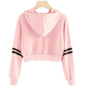 Ensembles pour femmes, sweat-shirt en tricot gaufré, fabricants de vêtements, vêtements de détente personnalisés, ensembles pour femmes, sweat-shirts courts et pantalons de survêtement - Product Image 5