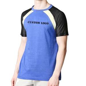 T-shirts pour hommes personnalisés de haute qualité, col rond uni, coton uni, manches courtes, t-shirts vierges, style décontracté, S-3XL, respirant - Product Image 1