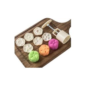 Pressa per biscotti macchina per biscotti a forma di fiore 7 pezzi pistola per biscotti