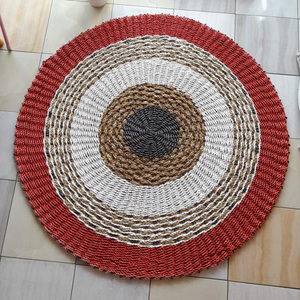 Alfombra de Yute natural para decoración del hogar, alfombra de flores, césped marino, paja, venta al por mayor - Product Image 5