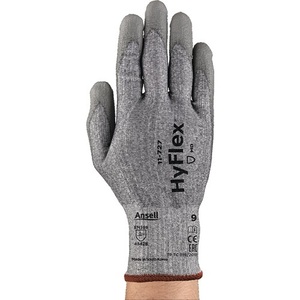 Gants anti-coupure ANSELL HyFlex 11-727 Taille 9 Gris EN 388 PPE Catégorie II Lot de 12 pour le jardinage et les équipements de protection - Product Image 1