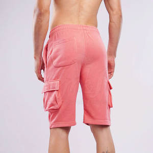 Short décontracté doux au toucher pour hommes avec ajustement extensible pour porter toute la journée Short décontracté pour hommes de couleur unie - Product Image 6