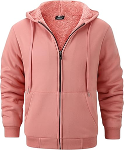 Sudadera con cremallera recortada personalizada para hombre de gran tamaño 600/500 GSM Heavyweight Boxy Cotton Winter Full Zipper con estampado Puff para invierno - Product Image 1