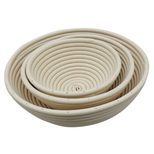 Produit panier rond en rotin à motif en spirale les formes brossées sont fabriquées à partir d'ingrédients complètement naturels - Product Image 4