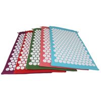 Yüksek Kaliteli Özel Logo Baskılı Yuvarlak Çivili Yoga Akupresür Matı 78cm Pamuklu Özel Etiketli Ağrı ve Stresi Hafifletmeye Yardımcı Olur