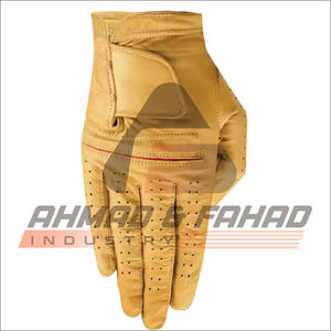 Guantes de golf personalizables de calidad superior de alto impacto servicios OEM disponibles cuero transpirable con etiqueta privada de buen precio - Product Image 5