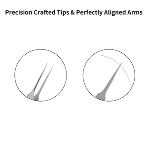 Pinzas de extensión de pestañas para extensiones de pestañas postizas y suministros de belleza profesional Pinzas de volumen - Product Image 5