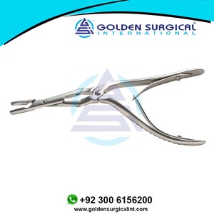 Fórceps para tabique Jansen Middleton de 185mm, instrumento quirúrgico Manual de doble acción con mordaza de 4mm de ancho X 14mm de largo, longitud total - Product Image 4