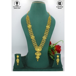 Gold Plated Arabic <b>bridal</b> jewellery set Gold plated Middle East <b>bridal</b> jewellery necklace set Ethnic Arabic fashion jewellery - Product Image 6