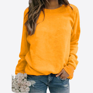 Precio razonable Sudadera Mujer uso diario transpirable algodón cuello redondo personalizado Oversize Fleece invierno mujer sudadera - Product Image 6