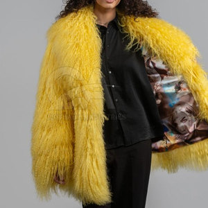 Abrigo de Invierno de Piel de Oveja Personalizado para Mujer, de Alta Calidad, Transpirable, con Capucha Desmontable, Tipo Parka - Product Image 6