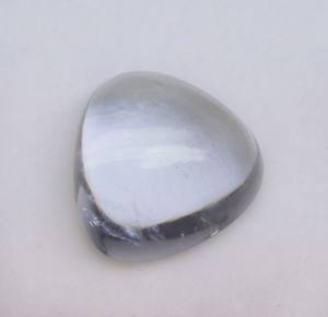 Piedra cabujón con forma de pera de Aguamarina Natural 100%, gemas de Aguamarina bien pulidas, piedras preciosas de Aguamarina sueltas Welo para hacer joyas - Product Image 3