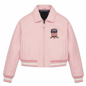 แจ็คเก็ตหนังแท้ Avirex สำหรับผู้หญิง ราคาดีที่สุด แจ็คเก็ตฤดูหนาวคุณภาพพรีเมียม กันลม กันน้ำ มีทุกขนาด - Product Image 1