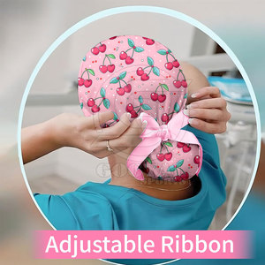 High Quality Durable Breathable Comfortable 100% Cotton Medical Hat Customized Color Logo Unisex <b>Top</b> Selling Sublimated Light - Product Image 3