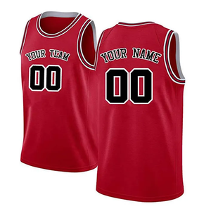 Maillot de basket-ball sur mesure pour hommes de grande taille ensemble de vêtements de sport en polyester respirant imprimé avec design uni - Product Image 1