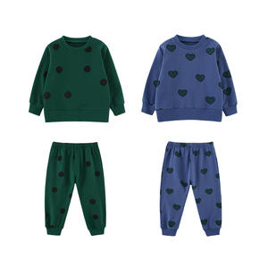 Survêtements décontractés confortables pour enfants en bas âge, en polyester et coton doux, respirants, légers, pour enfants, printemps, automne, hiver - Product Image 5