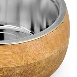 Venta a granel de cuencos y comederos antideslizantes para mascotas, precio al por mayor, cuenco de alimentación de animales hecho de madera amigable a un precio razonable - Product Image 3