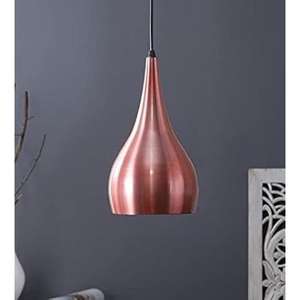 Lampe suspendue en cuivre de finition en métal pur de la meilleure qualité avec une forme de bol simple et un ajustement facile pour les idées de décoration de la maison et du café - Product Image 3