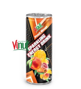 Boisson énergisante de qualité supérieure 11.5 floz pétillante à la mangue, pêche, meilleure vente de marque privée OEM BRC HALAL - Product Image 1