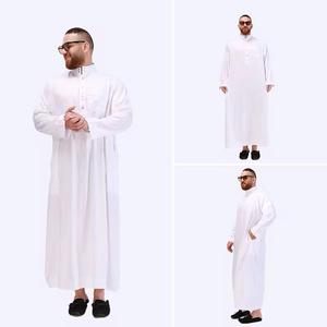 เครื่องแต่งกายอิสลามแบบดั้งเดิม Jubba หรูหราสีดำสไตล์อาหรับ Jubba - Product Image 5