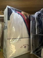 Sac de rangement transparent en PVC imperméable avec fermeture éclair, imprimé sur mesure, housse de protection pour vêtements, idéal pour l'emballage de détail