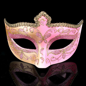 <span class=keywords><strong>Masque</strong></span> de fête vénitien HLC, <span class=keywords><strong>masque</strong></span> de fête pour femme, <span class=keywords><strong>masque</strong></span> de mascarade, <span class=keywords><strong>masque</strong></span> de bal vénitien <span class=keywords><strong>rose</strong></span> noir pailleté pour spectacle de scène - Product Image 1