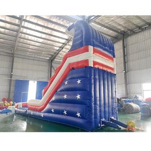 Toboggan aquatique gonflable de qualité commerciale, pour extérieur, résidentiel, en PVC, pour adultes et enfants, utilisation en jardin. - Product Image 5
