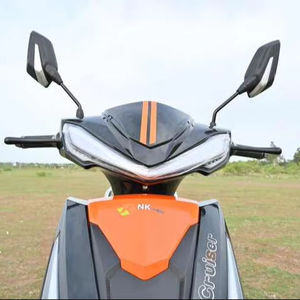 สกู๊ตเตอร์ไฟฟ้า500W ความเร็วสูงสำหรับผู้ใหญ่25กม. ต่อชั่วโมง30กม. ยางแข็งพับได้จอแสดงผล LED น้ำหนักเบา40Ah แบบคู่ - Product Image 2