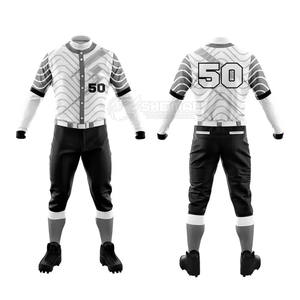 Customized Logo <b>Light</b> Weight Baseball Uniform Oversized Cheap Price Baseball Uniform For Unisex - Product Image 3