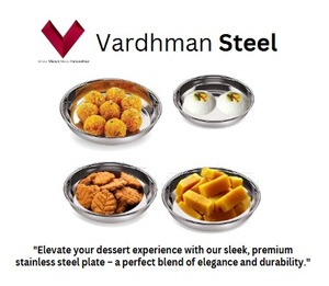 Assiettes et bols en acier inoxydable, design tendance, prix abordable, articles les plus vendus en 2025, pour les fêtes de Noël et les événements - Product Image 2