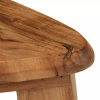 Tabouret et chaise de bar triangulaires en métal modernes pour hôtel, centre commercial, école - Mobilier commercial d'extérieur