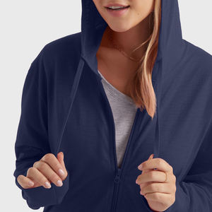 Sudadera con Capucha de Invierno de Primera Calidad para Mujer, con Cremallera, Logotipo Frontal Personalizable, 100% Algodón, Ecológica y Elegante - Product Image 4